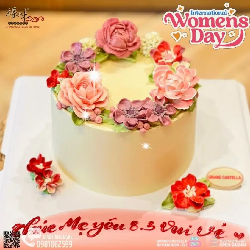🤔 8/3 làm gì để nàng “ơ quá nhiều”? Đặt 1 chiếc bánh kem ngồi chờ em qua 🥰