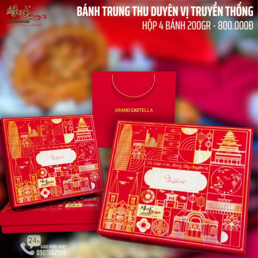 Bánh Trung Thu Duyên Vị – 1 Hương vị truyền thống, phong cách hiện đại