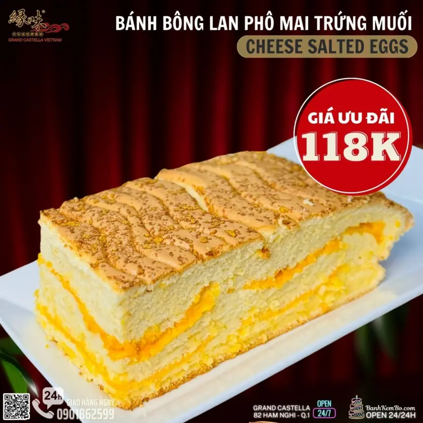 Đại tiệc đồng giá 118k & 98k & 88k : Grand Castella ‘chiêu đãi’ thực khách cả tháng