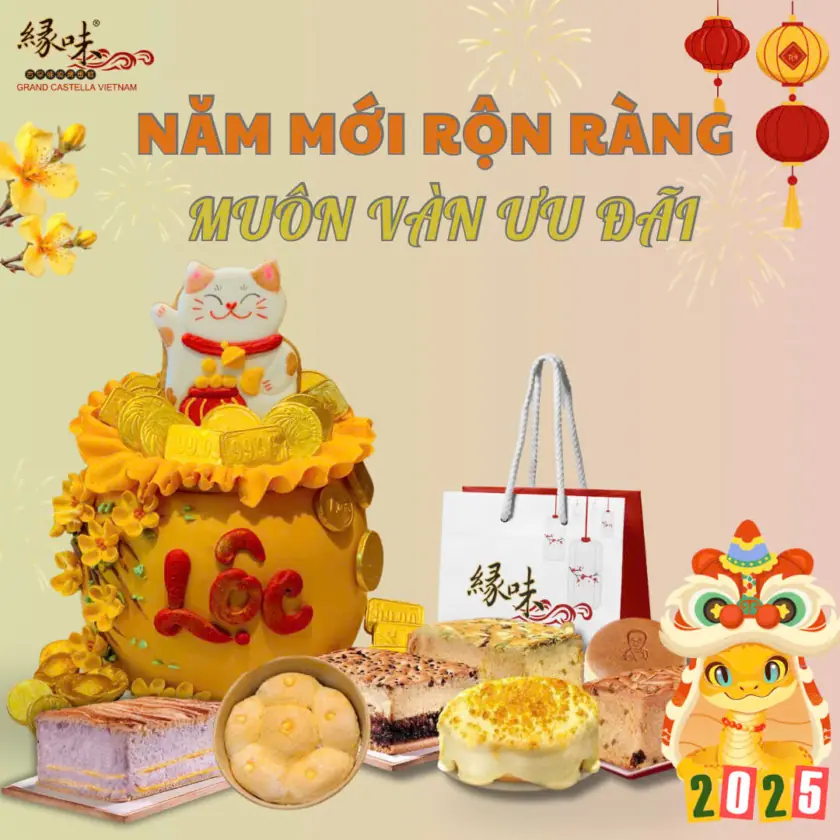 MÓN QUÀ TẾT THẮM TÌNH – KẾT NỐI YÊU THƯƠNG CÙNG GRAND CASTELLA