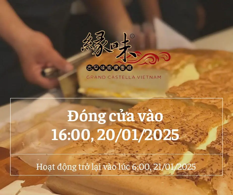 THÔNG BÁO ĐÓNG CỬA SỚM THỨ HAI – 20/01/2025