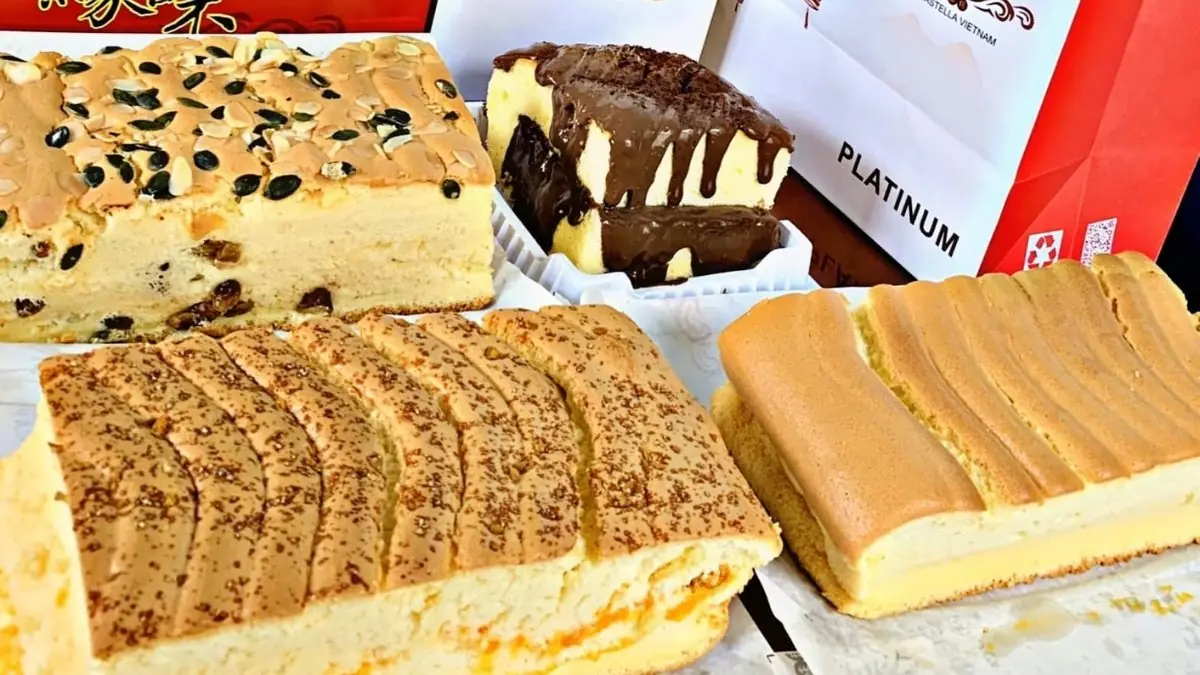 Thưởng thức chiếc bánh bông lan Grand Castella ấn tượng