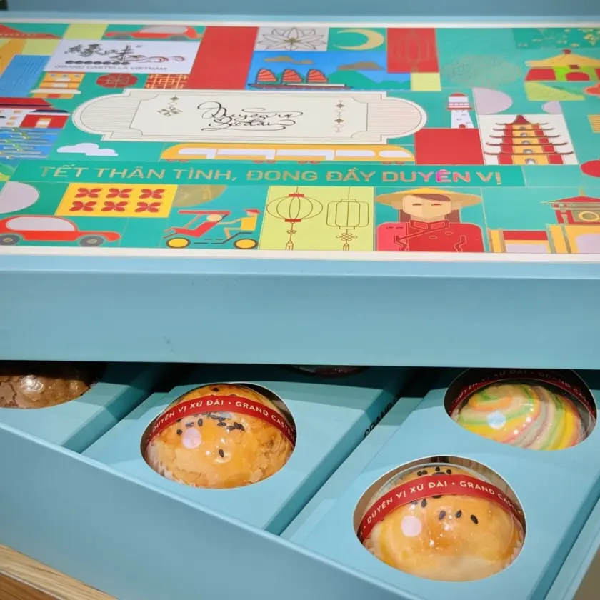 Tìm bánh trung thu cao cấp, đa dạng? Grand Castella là sự lựa chọn hoàn hảo!