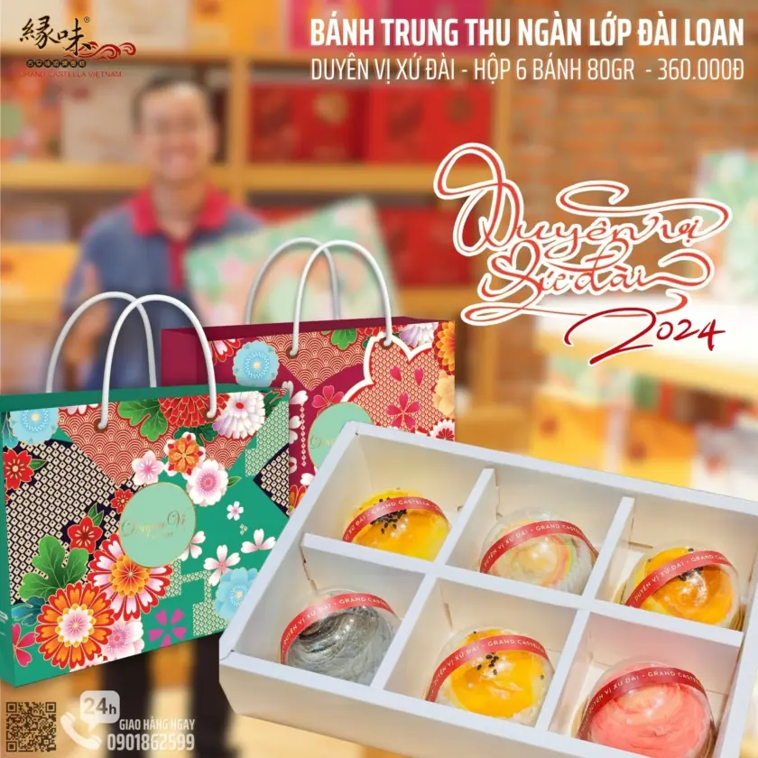 Trao Gửi Tấm Chân Tình Qua Bánh Trung Thu Duyên Vị Grand Castella
