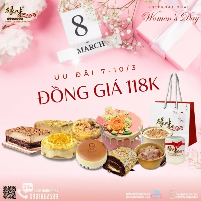 [𝗚𝗿𝗮𝗻𝗱 𝗙𝗼𝗿 Women’s Day 8/3❤️]  NGỌT NGÀO THAY LỜI NÓI ❤️❤️❤️