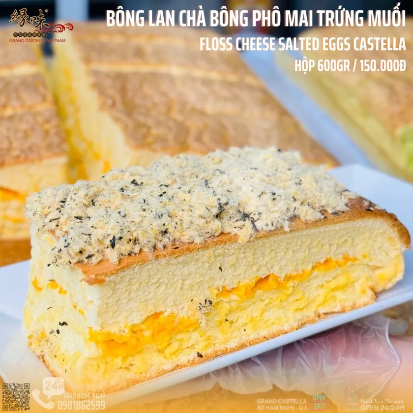 Bánh bông lan Castella Grand Castella