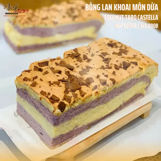 Bông Lan Tươi Vị Khoai Môn Dừa ( Coco Taro)