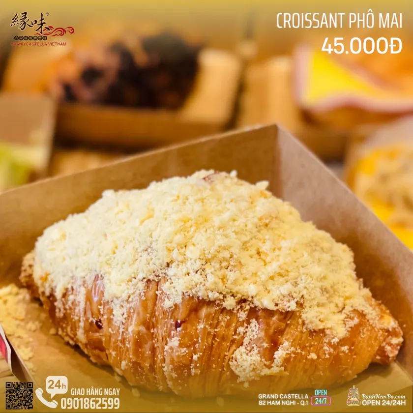 Croissant Kem Phô Mai