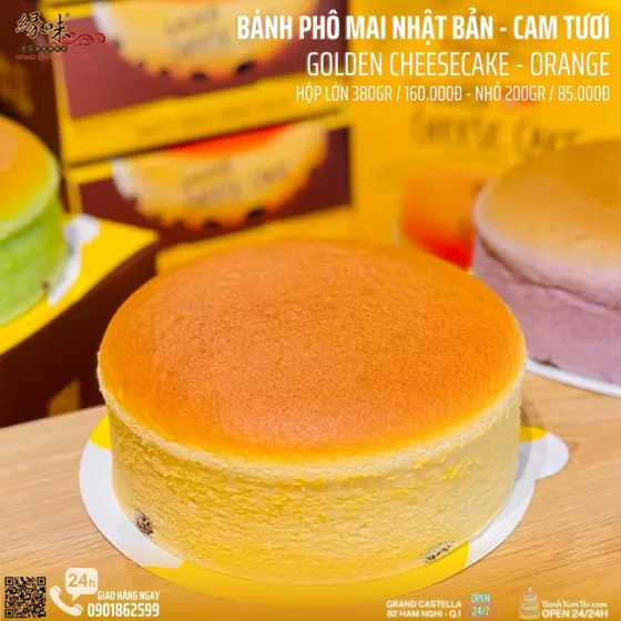 Golden Cheese Cake – Cam Tươi