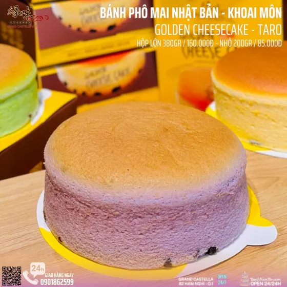 Golden Cheese Cake – Khoai Môn