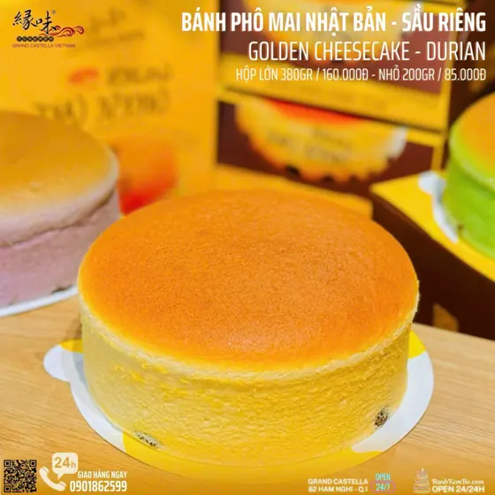 Golden Cheese Cake – Sầu Riêng
