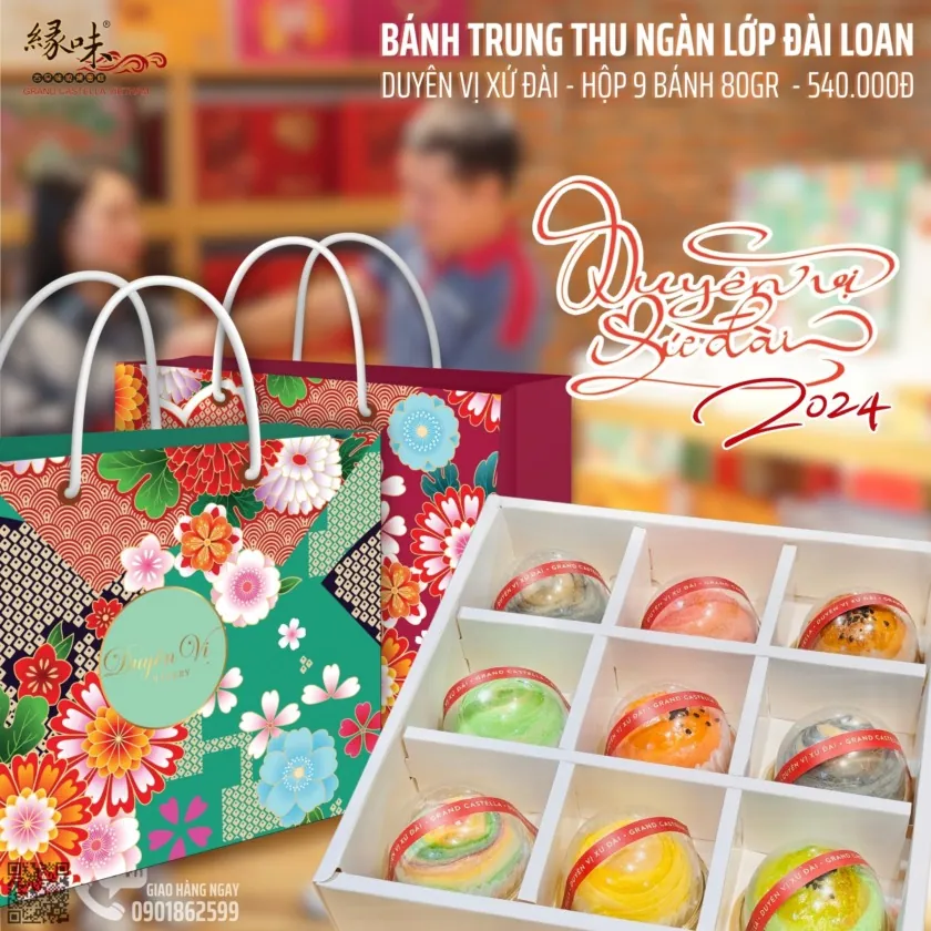 Hộp 9 Bánh Lava Duyên Vị Xứ Đài